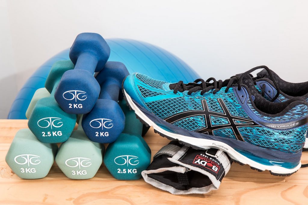Working out at home